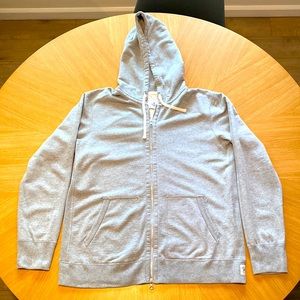 🐘 Reigning Champ Grey Full Zip-Up Hoodie 🐘